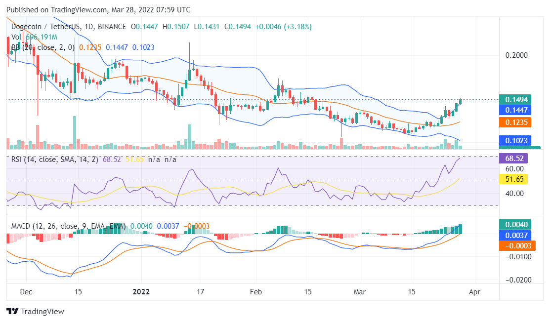 Dogecoin price analysis