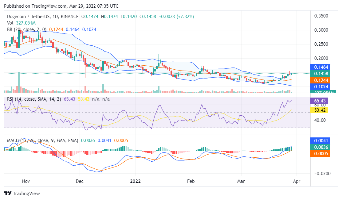 Dogecoin price analysis