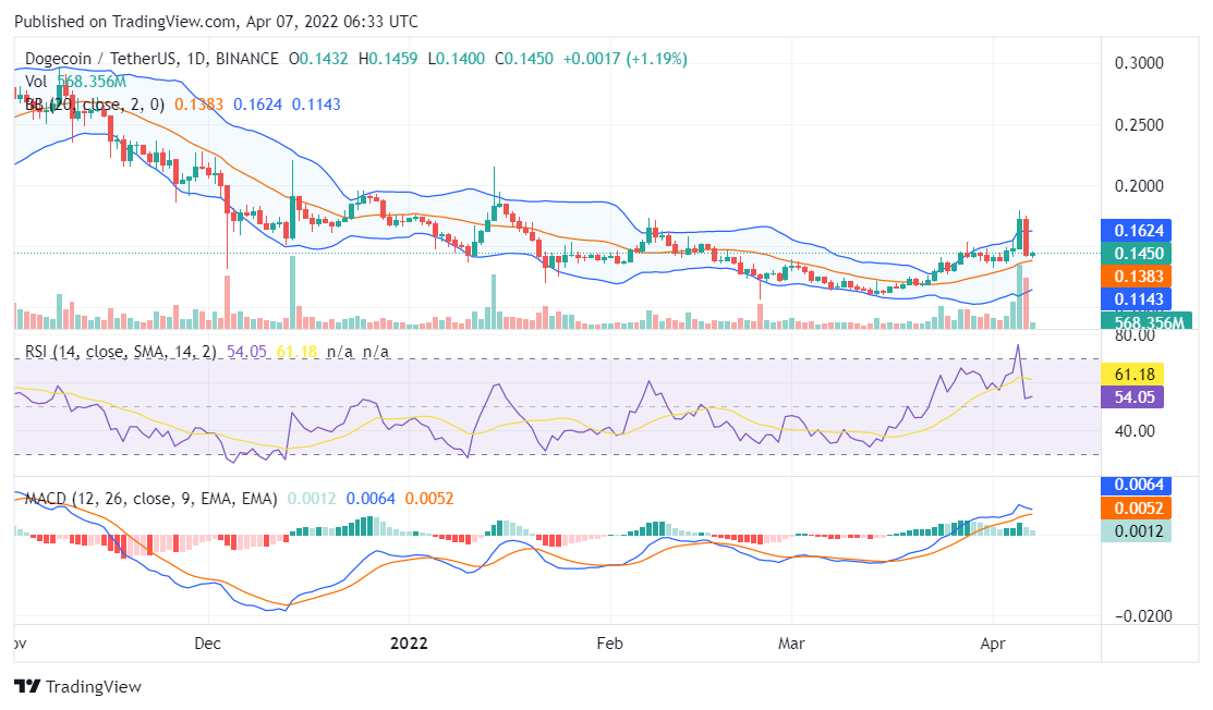 Dogecoin price analysis
