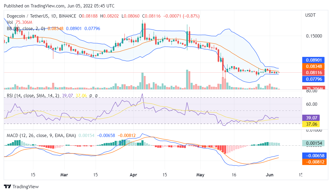 Dogecoin price analysis