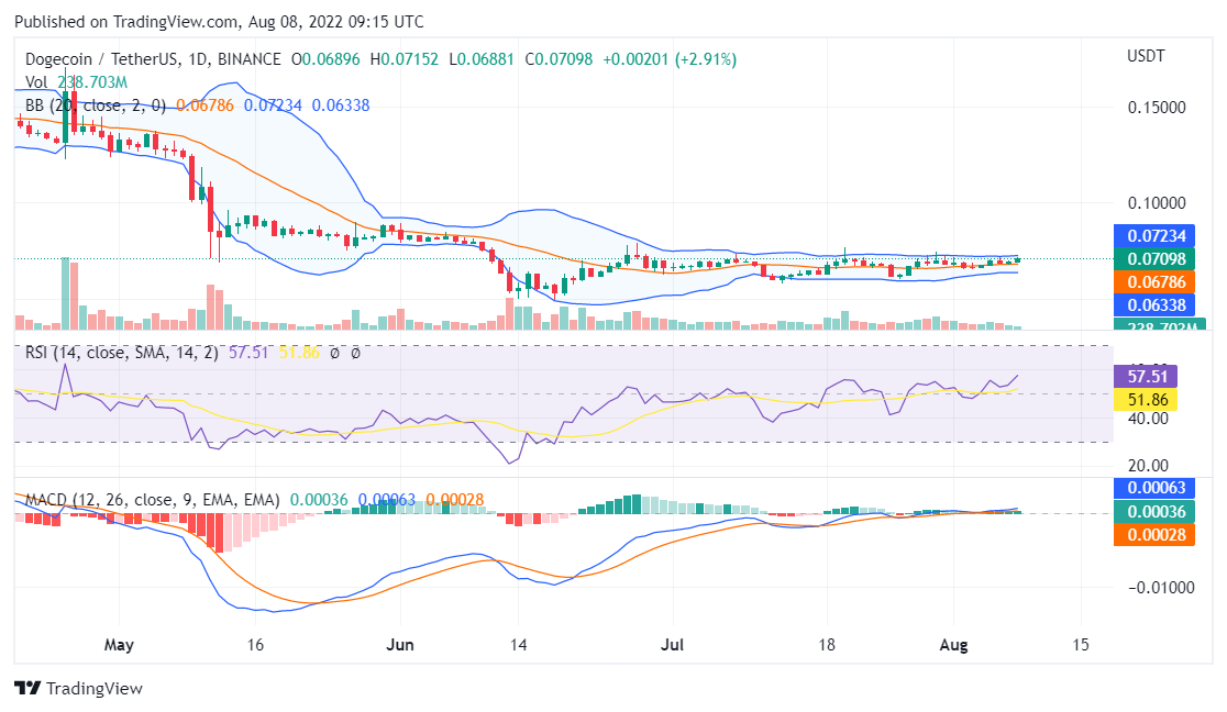 Dogecoin price analysis