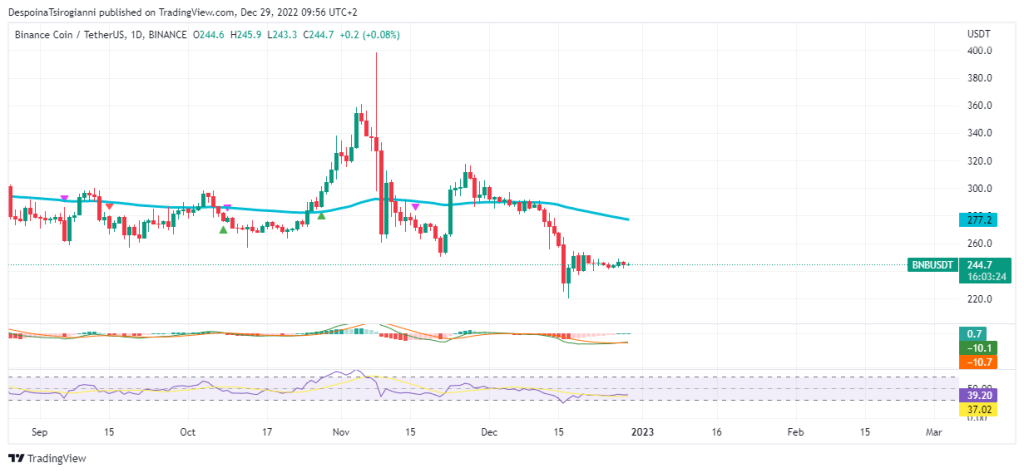 BNB price analysis for 29 December 2022