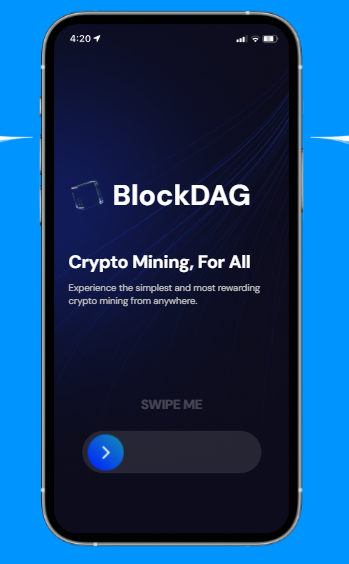 BlockDAG Mining App Interface