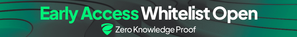 Green and black banner with