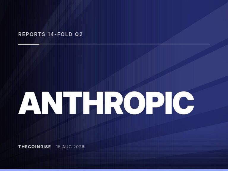 Anthropic Reports 14-Fold Q2 Revenue Jump, Eyes First Profitable Quarter Before Possible IPO