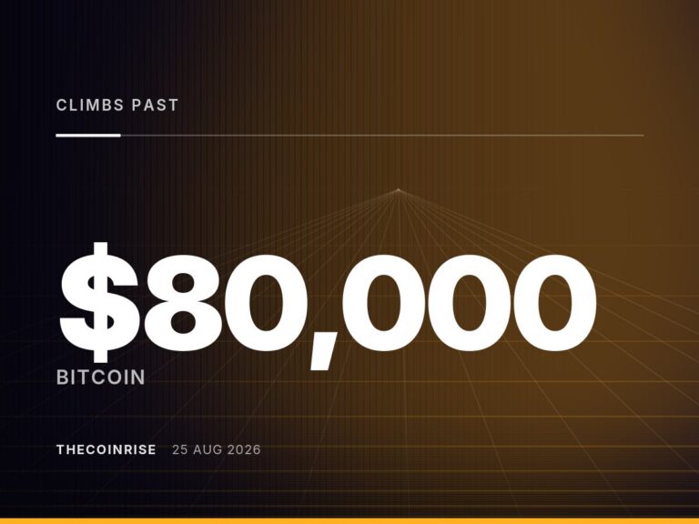 Bitcoin Climbs Past $80,000, Broader Crypto Market Follows