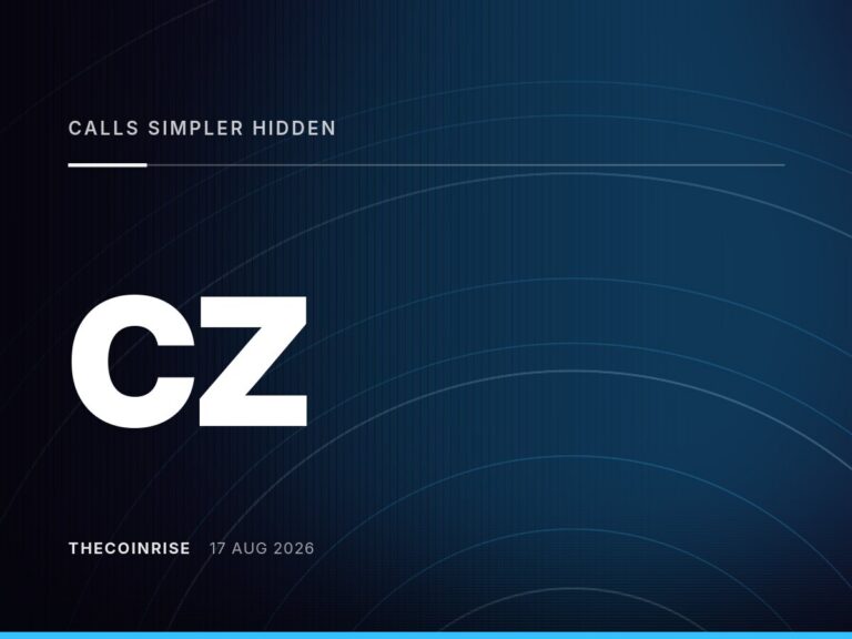 CZ Calls for Simpler Hidden Coin Controls on Trust Wallet Amid Privacy Update