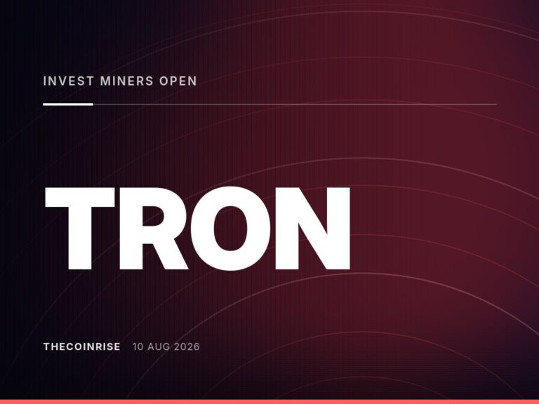 INVEST Miners Open a New Path to Passive Income Opportunities While Tron & Uniswap Face Key Resistance