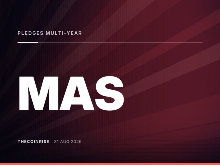 MAS Pledges New Multi-Year Funding Package for Singapore’s Fintech Sector