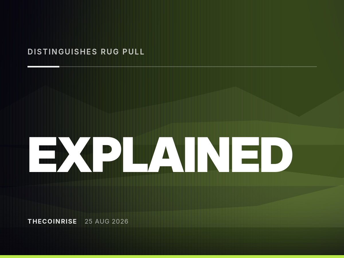 What distinguishes a rug pull from a project that simply failed