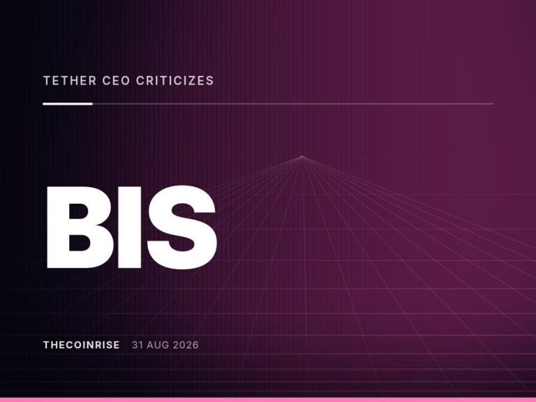 Tether CEO Criticizes BIS for Favoring Tokenized Bank Deposits Over Stablecoins