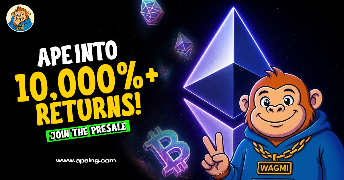 7 Best Cryptos to Buy Before the Market Moves: Whales Are Loading Up on Apeing’s LIVE $0.0001 Presale