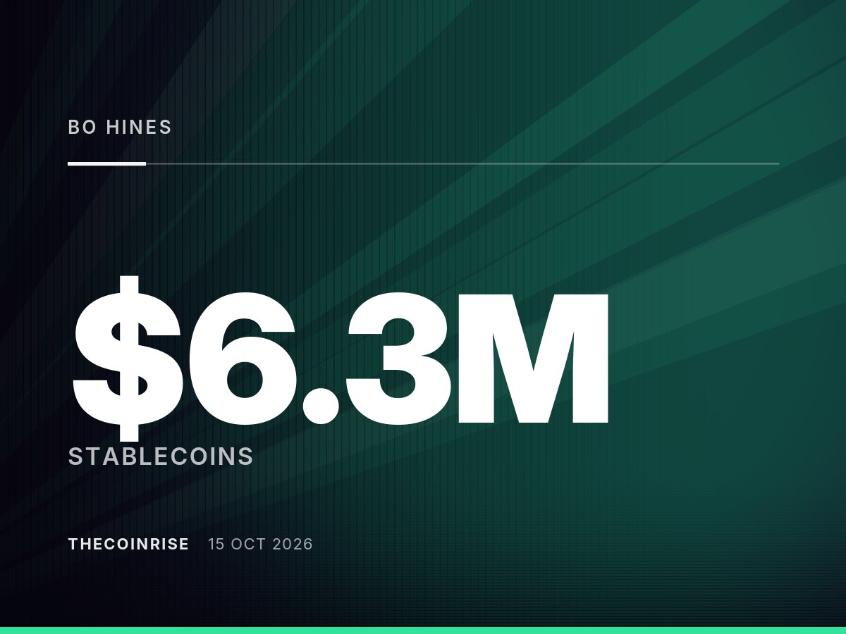 Bo Hines’ Firm Received $6.3M From Tether During His White House Tenure