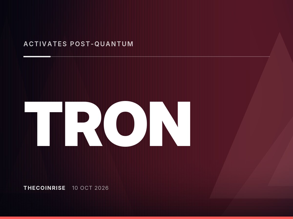 Tron Activates Post-Quantum Cryptography on Nile Testnet, Sun Says Mainnet Is Next